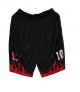 Men's Custom Black Red-Royal Authentic Throwback Basketball Shorts